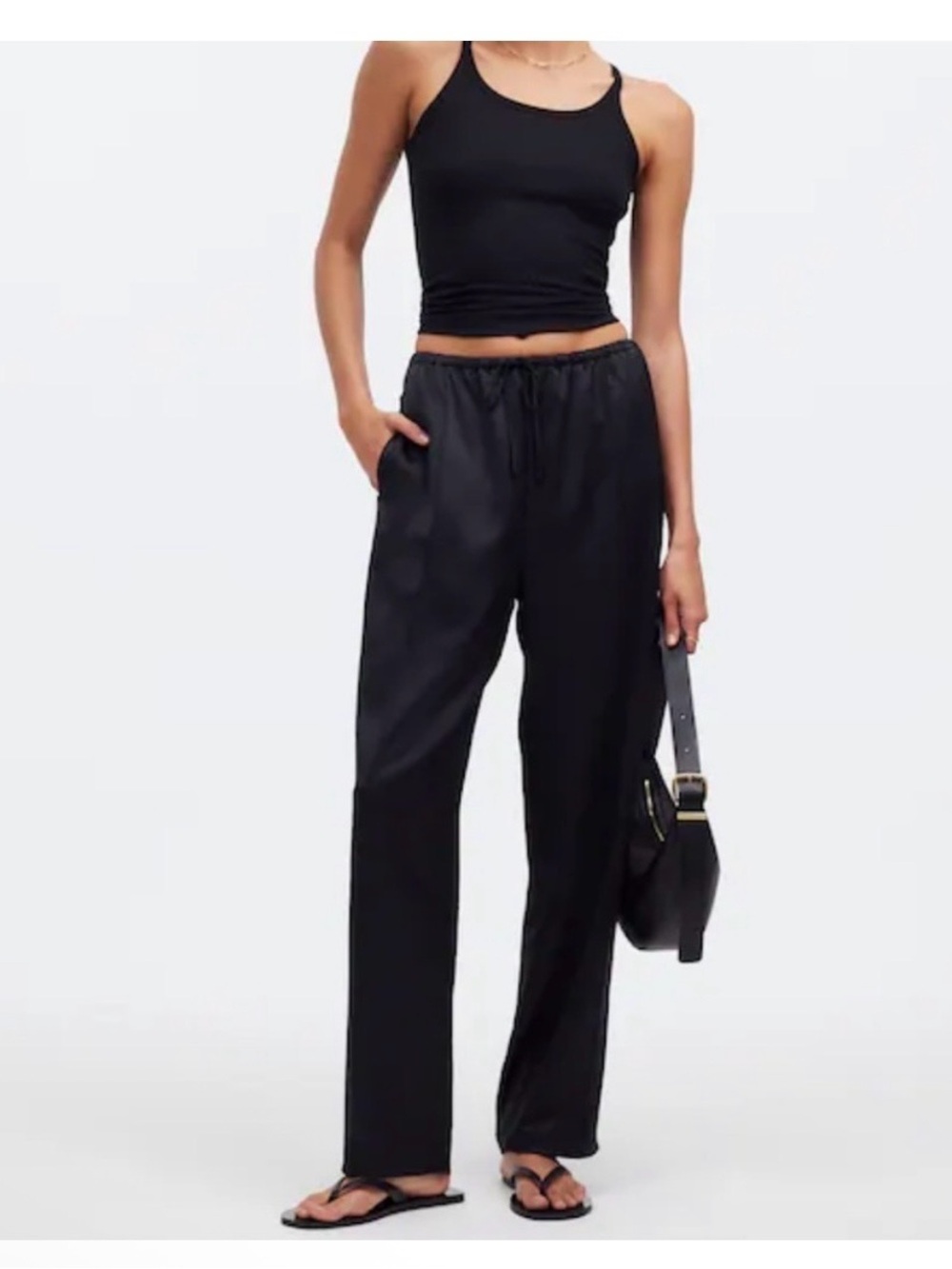 Madewell Black  Drawstring Joggers